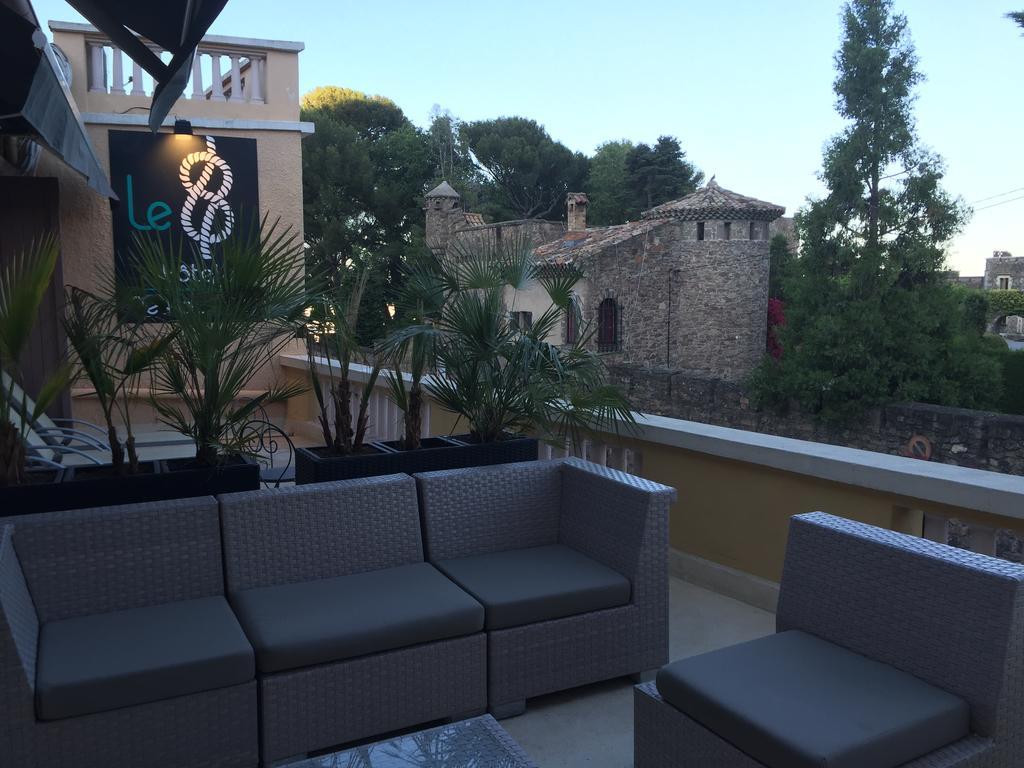 Hotel Restaurant Le 8 Mandelieu La Napoule Luaran gambar